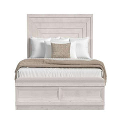 Queen Storage Bed in Antique White