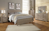 Diamond Furniture - Ashley Furniture - Culverbach King Panel Bed, Dresser, Mirror, Chest and Nightstand - King Panel Bed, Dresser, Mirror, Chest and Nightstand - B070B19
