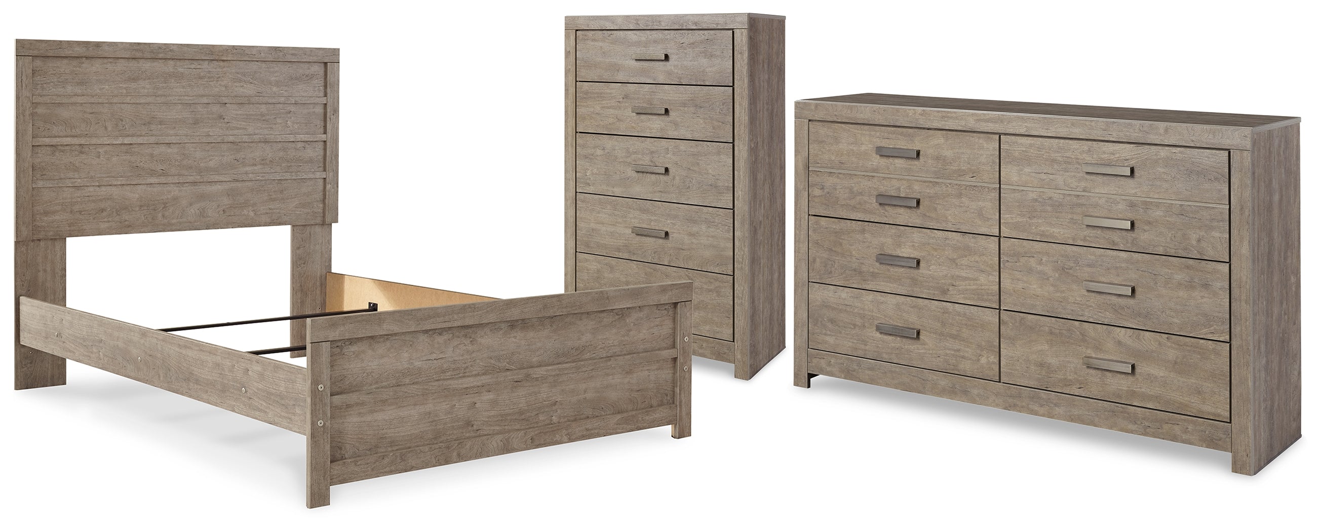 Diamond Furniture - Ashley Furniture - Culverbach Full Panel Bed, Dresser and Chest - Full Panel Bed, Dresser and Chest - B070B32