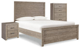 Diamond Furniture - Ashley Furniture - Culverbach Full Panel Bed with Chest of Drawers and Nightstand - Full Panel Bed with Chest of Drawers and Nightstand - B070B12