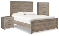 Diamond Furniture - Ashley Furniture - Culverbach Full Panel Bed with Chest of Drawers and Nightstand - Full Panel Bed with Chest of Drawers and Nightstand - B070B12
