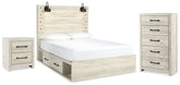 Diamond Furniture - Ashley Furniture - Cambeck Queen Storage Bed, Chest and Nightstand - Queen Storage Bed, Chest and Nightstand - B192B109