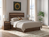 Diamond Furniture - Ashley Furniture - Janfyn Queen Panel Bed with 2 Sided Storage - Queen Panel Bed with 2 Sided Storage - PCB1010B6