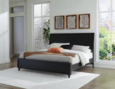 Diamond Furniture - Ashley Furniture - Danziar King Panel Bed - King Panel Bed - B1013B7