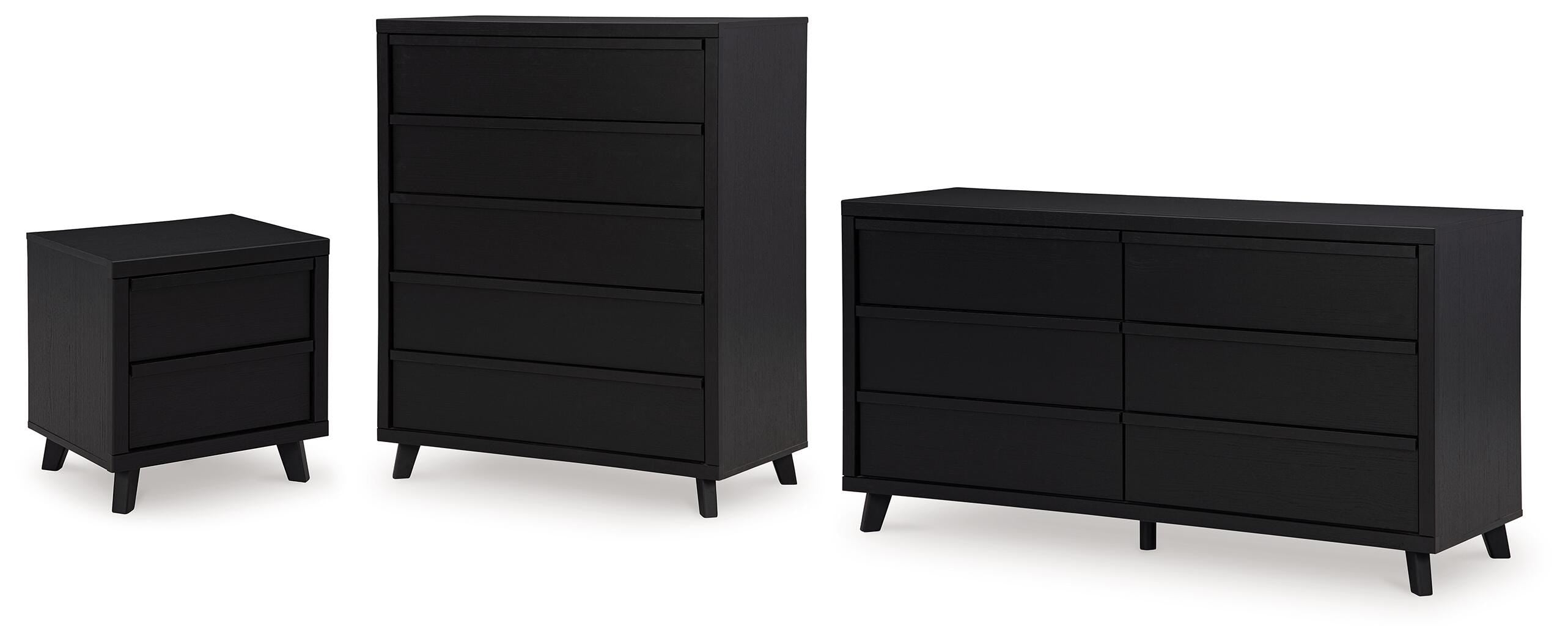 Diamond Furniture - Ashley Furniture - Danziar Dresser, Chest and Nightstand - Dresser, Chest and Nightstand - B1013B35