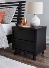 Diamond Furniture - Ashley Furniture - Danziar Nightstand - Two Drawer Night Stand - B1013-92