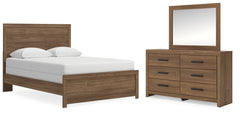 Broachmyn Queen Panel Bed, Dresser and Mirror