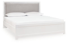 Maeling King Upholstered Panel Bed