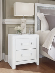Diamond Furniture - Ashley Furniture - Maeling Nightstand - Two Drawer Night Stand - PCB1119-92