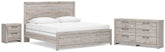 Diamond Furniture - Ashley Furniture - Broachmyn King Panel Bed, Dresser and Nightstand - King Panel Bed, Dresser and Nightstand - PCB1120B14