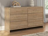 Diamond Furniture - Ashley Furniture - Gramburg Dresser - Six Drawer Dresser - PCB1121-31