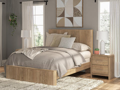 Diamond Furniture - Ashley Furniture - Gramburg Queen Panel Bed - Queen Panel Bed - PCB1121B4