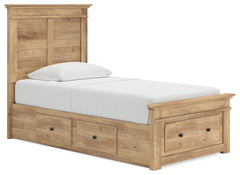 Makidern Twin Panel Storage Bed