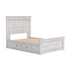 Makidern Full Panel Bed with Storage