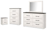 Diamond Furniture - Ashley Furniture - Gerridan Dresser, Mirror, Chest and Nightstand - Dresser, Mirror, Chest and Nightstand - B1190B40