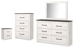 Gerridan Dresser, Mirror, Chest and Nightstand