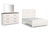 Diamond Furniture - Ashley Furniture - Gerridan Full Panel Bed with Dresser and Mirror - Full Panel Bed with Dresser and Mirror - B1190B6