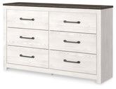 Diamond Furniture - Ashley Furniture - Gerridan Dresser - Six Drawer Dresser - B1190-31