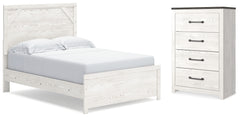 Diamond Furniture - Ashley Furniture - Gerridan Full Panel Bed and Chest - Full Panel Bed and Chest - B1190B36