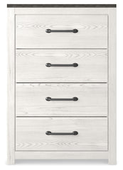 Gerridan King Panel Bed, Dresser, Mirror, Chest, and Nightstand