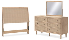 Diamond Furniture - Ashley Furniture - Cielden Full Panel Bed, Dresser and Mirror - Full Panel Bed, Dresser and Mirror - B1199B10