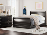 Diamond Furniture - Ashley Furniture - Huey Vineyard Full Sleigh Bed - Full Sleigh Bed - B128B9