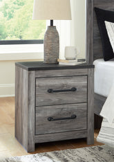 Diamond Furniture - Ashley Furniture - Bronyan Nightstand - Two Drawer Night Stand - B1290-92