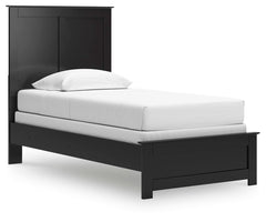 Maribel Twin Panel Bed and Nightstand