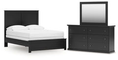 Diamond Furniture - Ashley Furniture - Maribel Full Panel Bed, Dresser and Mirror - Full Panel Bed, Dresser and Mirror - B138B79