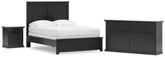 Diamond Furniture - Ashley Furniture - Maribel Full Panel Bed, Dresser and Nightstand - Full Panel Bed, Dresser and Nightstand - B138B85