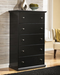 Diamond Furniture - Ashley Furniture - Maribel Chest of Drawers - Five Drawer Chest - B138-46