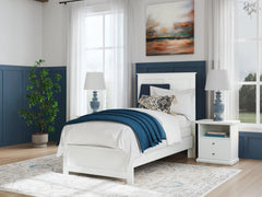 Diamond Furniture - Ashley Furniture - Bostwick Shoals Twin Panel Bed - Twin Panel Bed - B139B41