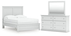 Diamond Furniture - Ashley Furniture - Bostwick Shoals Full Panel Bed, Dresser and Mirror - Full Panel Bed, Dresser and Mirror - B139B48