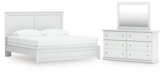 Bostwick Shoals King Panel Bed, Dresser and Mirror