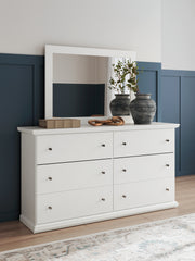 Diamond Furniture - Ashley Furniture - Bostwick Shoals Dresser and Mirror - Dresser and Mirror - B139B40
