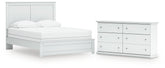 Diamond Furniture - Ashley Furniture - Bostwick Shoals Queen Panel Bed and Dresser - Queen Panel Bed and Dresser - B139B56