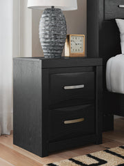 Diamond Furniture - Ashley Furniture - Stabotta Nightstand - Two Drawer Night Stand - PCB1755-92
