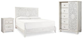 Diamond Furniture - Ashley Furniture - Paxberry King Panel Bed, Chest and Nightstand - King Panel Bed, Chest and Nightstand - B181B32