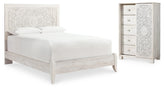 Diamond Furniture - Ashley Furniture - Paxberry Queen Panel Bed and Chest - Queen Panel Bed and Chest - B181B21