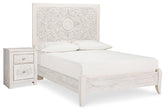 Diamond Furniture - Ashley Furniture - Paxberry Full Panel Bed and Nightstand - Full Panel Bed and Nightstand - B181B20