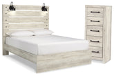 Diamond Furniture - Ashley Furniture - Cambeck Queen Panel Bed and Chest - Queen Panel Bed and Chest - B192B121