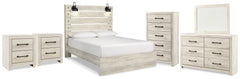 Diamond Furniture - Ashley Furniture - Cambeck Queen Panel Bed, Dresser, Mirror, Chest and 2 Nightstands - Queen Panel Bed, Dresser, Mirror, Chest and 2 Nightstands - B192B108