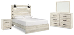 Diamond Furniture - Ashley Furniture - Cambeck Queen Panel Bed, Dresser, Mirror and Nightstand - Queen Panel Bed, Dresser, Mirror and Nightstand - B192B55