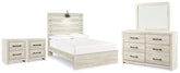 Diamond Furniture - Ashley Furniture - Cambeck Full Panel Bed, Dresser, Mirror and 2 Nightstands - Full Panel Bed, Dresser, Mirror and 2 Nightstands - B192B143