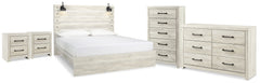 Diamond Furniture - Ashley Furniture - Cambeck King Panel Bed, Dresser, Chest and 2 Nightstands - King Panel Bed, Dresser, Chest and 2 Nightstands - B192B112