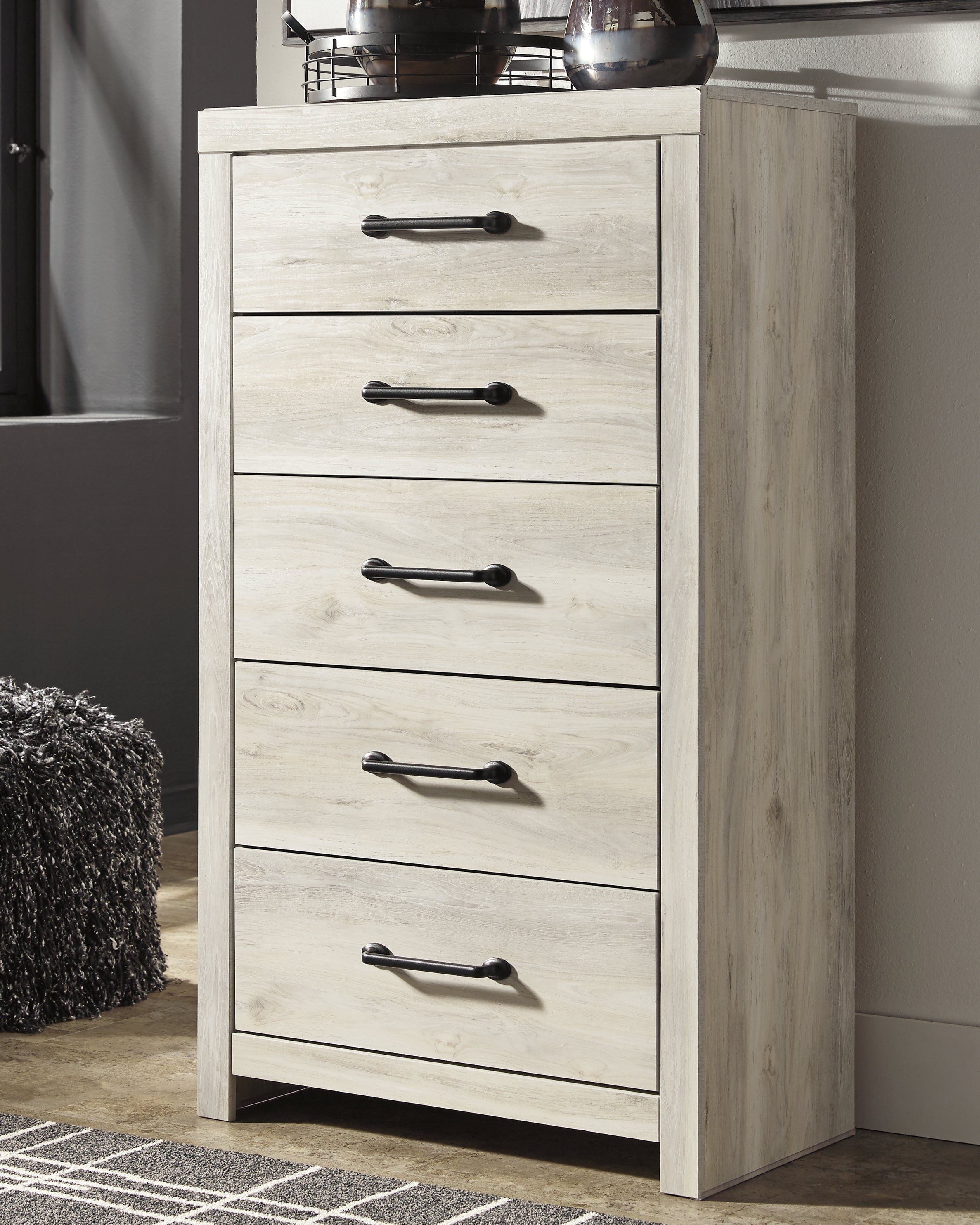 Diamond Furniture - Ashley Furniture - Cambeck Chest of Drawers - Five Drawer Chest - B192-46