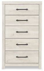 Cambeck Full Panel Storage Bed, 2 Chests and 1 Nightstand