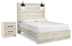 Diamond Furniture - Ashley Furniture - Cambeck Queen Panel Bed and 2 Nightstands - Queen Panel Bed and 2 Nightstands - B192B119