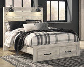Diamond Furniture - Ashley Furniture - Cambeck Queen Panel Bed with 2 Storage Drawers - Queen Panel Bed with 2 Storage Drawers - B192B8
