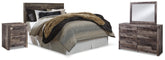 Diamond Furniture - Ashley Furniture - Derekson Queen Panel Headboard, Dresser, Mirror and Nightstand - Queen Panel Headboard, Dresser, Mirror and Nightstand - B200B45